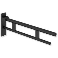 Hewi System 900 Stützklappgriff Duo Wandstützgriff 700 mm schwarz tiefmatt
