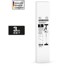 PROFISPANN Schnell Türspanner Alu 3er-Set 66 - 99 cm