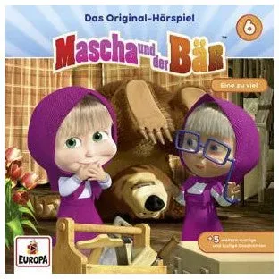CD Mascha und der Bär - 006/Eine zu viel Hörspiel Kinder ideal für Fans