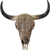 MCW Deko Schädel Longhorn