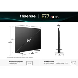 Hisense 50E77Q 50 Zoll QLED 4K Smart TV