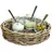Loberon Tablett Duras, traditionelle Handwerkskunst, mit praktischen Griffmulden, stabil und Lange haltbar, Tischdekoration, Tischaccessoires, Rattan, braun