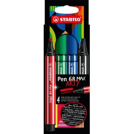 Stabilo Pen 68 MAX Arty sortiert, 4er-Set (768/04-21)