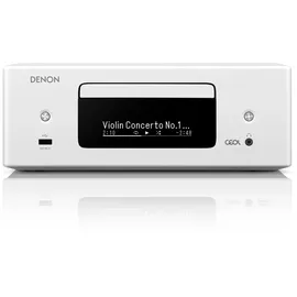 Denon RCD-N12DAB Kompaktanlage, HiFi Verstärker, CD-Player, Internetradio, Musikstreaming, HEOS Multiroom, Bluetooth und WLAN, AirPlay 2, Alexa Kompatibel, 2 Optische TV-Eingänge, DAB+ Radio