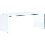 Beliani Kendall Transparent Glas 100 x 40 x 50 cm