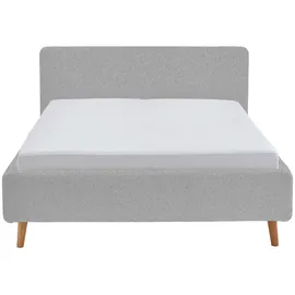 Meise Möbel Polsterbett Mattis ¦ grau ¦ Maße (cm): B: 201 H: 105