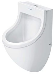 Duravit Starck 3 Absaug Urinal 08223500001 weiss, wondergliss, Zulauf von oben