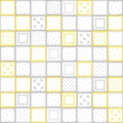 Sovie HORECA Tischdecke Cookie  in grau aus Linclass® Airlaid 80 x 80 cm, 20 Stück - Karo Kaffee Tasse