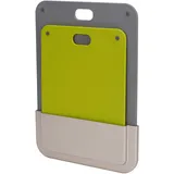 Joseph Joseph DoorStore Schneidebrett-Set Kunststoff 2-tlg. 31 x 6,2 x 2 cm Grau/Grün