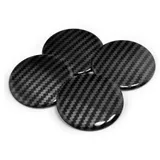 4 Stück Radnabenkappen für Audi A1 A3 A4 A5 A6 A7, Felgendeckel Felgenkappen Nabenkappen Nabendeckel Radnabenabdeckung Radnabendeckel Reifen Felgen Aufkleber,58mm