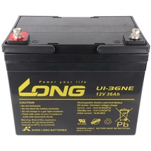 KungLong Kung Long U1-36NE F8 Zyklenfest Blei-Vlies-Akku, 12Volt, 36Ah, M6 Innengewinde