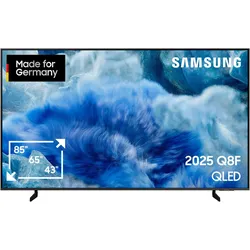 SAMSUNG QLED-Fernseher "GQ75Q8FAAU QLED-Fernseher", D (A-G), schwarz, 75, Fernseher, Quantum HDR+, Knox Security, Art Store, 3D Sound, Gaming Hub, AI TV
