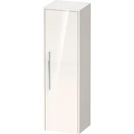 Duravit D-Code Halbhochschrank 40 x 132 x 36 cm Weiß Hochglanz Glas/Holz