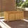 furnicato Gartentruhe 110 x 52 x 55 cm Braun