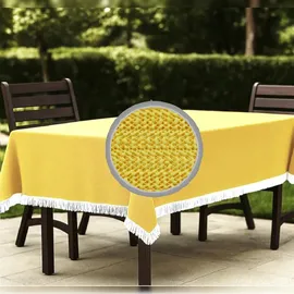 EXKLUSIV HEIMTEXTIL Gartentischdecke Classic 130 x 180 cm Gelb