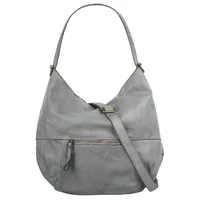 forty° Shopper echt Leder, Made in Italy, grau