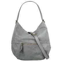 forty° Shopper echt Leder, Made in Italy, grau