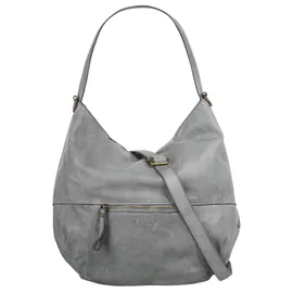 forty° Shopper echt Leder, Made in Italy, grau
