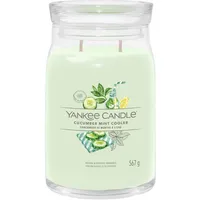 Yankee Candle Cucumber Mint Cooler Duftkerze 567 g grün
