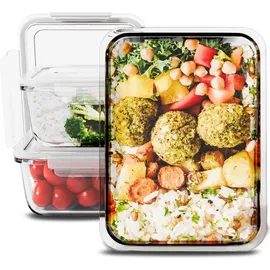 classbach Frischhaltedose transparent 1,04 l 3-teiliges Set