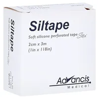 Advancis medical Deutschland GmbH Siltape 2 cmx3 m Silikonpflaster