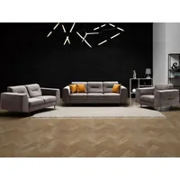 Beautysofa Polstergarnitur im modernen Stil auf hohen Metallbeinen VENEZIA, (Sessel + 2-Sitzer Sofa + 3-Sitzer Sofa im modernes Design), mit Metallbeine, Couchgarnituren aus Velours