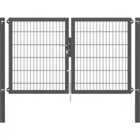 GAH Alberts Doppeltor 200 x 120 cm Anthrazit/Metall