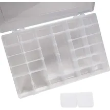 Workplus Sortimentskasten 36 Fächer 1-tlg. transparent