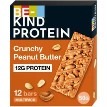 Be-Kind Proteinriegel Crunchy Peanut Butter 12 x 50 g