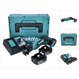 Makita DJR 185 RMJ Akku Recipro Säbelsäge 18 V + 2x Akku 4,0 Ah + Ladegerät + Makpac