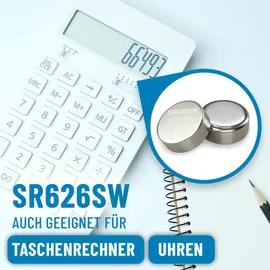 Absina Knopfzelle 377 1.55 V 10 St. Silberoxid