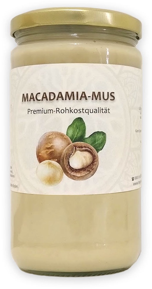 Macadamia-Mus - bio & roh (1kg)