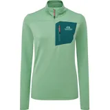 Mountain Equipment Lumiko Wmns Zip T Hosen Lichen Grün/Petrol 8
