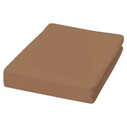 Jersey Spannbetttuch 180-200 x 200 cm schlamm