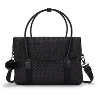 Kipling SUPERWORKER S Umhängetasche, Computertaschen, Signature Emb (Schwarz)