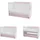 Lorelli Babybett Dream 60 x 120 cm umbaubar Schreibtisch Kinderbett Schaukelbett pink