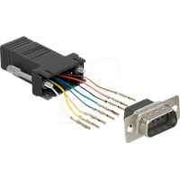 DeLock 66166 / Adapter [1x D-SUB-Stecker 9pol. - 1x