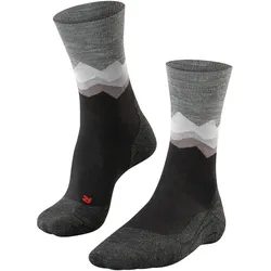 Wandersocken FALKE "TK2 Explore", Herren, Gr. 42-43, schwarz, Materialmix, normal, Socken, hohe Feuchtigkeitsaufnahme, schnell trocknend, atmungsaktiv