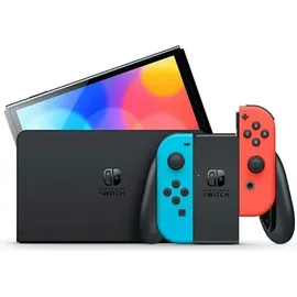 Nintendo Switch OLED-Modell neon-blau/neon-rot