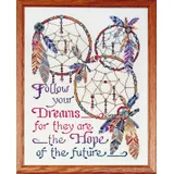 Design Works Crafts Kreuzstich Stickpackung Traumfänger, Zählmuster