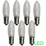 MARELIDA LED Ersatzleuchtmittel für Fensterleuchter - E10 - warmweiß - klar - 10-5...