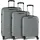 Benzi 5808 Koffer-Set 3-tlg. grau