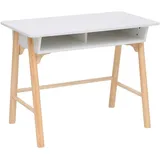 Mobili Rebecca Kinderschreibtisch Meryta 70 x 90 x 50 cm Kiefer MDF weiß braun blau