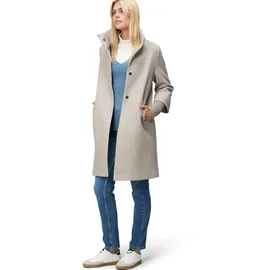 Zero Damen Wolloptik mit Stehkragen 38, Taupe Melange | 38