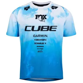 Cube Rookie X Actionteam Kurzarm Enduro Trikot - Black / Blue - L