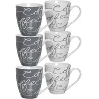 Ritzenhoff & Breker Kaffeetasse 0,6 l Grau 6 St.