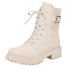 Rieker Schnürstiefel in beige | Gr.: 42