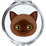 art-dog Burmese - Taschenspiegel für die Handtasche von Art-Dog