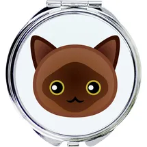 OEM Burmese - Taschenspiegel Für Die Handtasche Von Art-dog