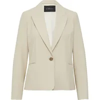 s.Oliver Antaillierter Blazer aus Waffel-Piqué - beige - 44